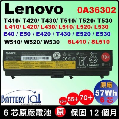 原廠聯想電池 Lenovo T520i T530 T530i W510 W520 W530 0A36302 T430
