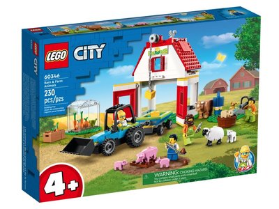 積木總動員 LEGO 60346 City 穀倉和農場動物 外盒38*26*7cm 230pcs