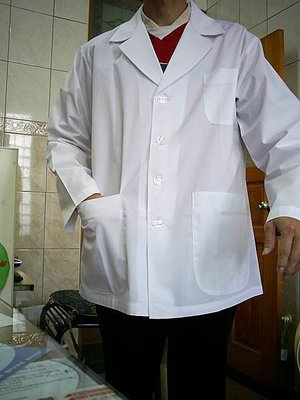 醫師服 藥師服 半身 白袍 長袖 另有 短袖 純白 醫師袍 醫生袍 醫生服 醫師 白袍