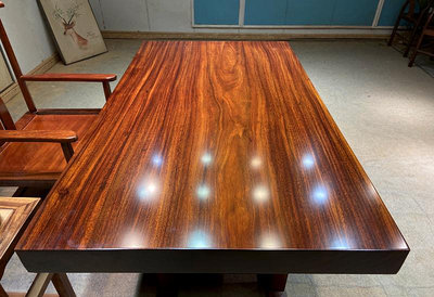 尺寸 160 70 10奥坎大板实木原木茶桌红木大板桌面办公茶板台桌子