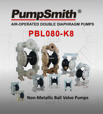 PumpSmith PBL080-K8 3" PBL系列 球閥式 氣動雙隔膜泵浦