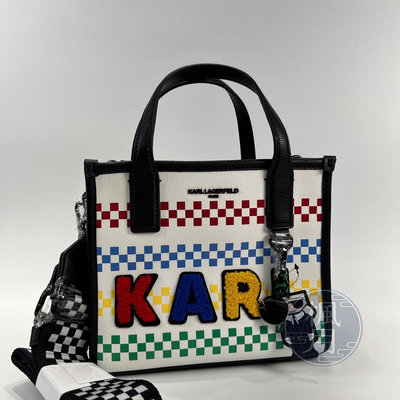 KARL LAGERFELD 卡爾 彩色 KARL 托特 精品包 斜背包 側背包 手提包 肩背包 單品