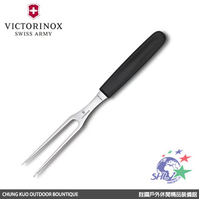 詮國(VN329)VICTORINOX 維式 Carving Fork 肉叉 / 黑柄 / 5.2103.15B