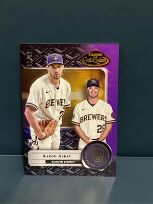 Aaron Ashby RC 亮卡限量99張 2022 Topps Gold Label Baseball