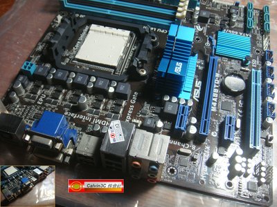 華碩 ASUS M4A88TD-M 主機板 AM3腳位 內建顯示 AMD 880G晶片 4組DDR3 6組SATA