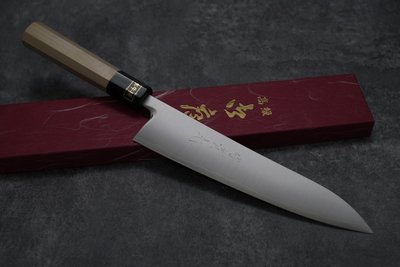 💖 堺實光 💖【粉末鋼 和牛刀 24cm】日本製  廚房刀具 八煌刃物