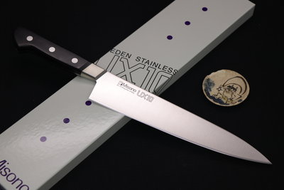 💖MISONO💖 【UX10 瑞典鋼 黑強化木 牛刀 27cm】日本製 廚房刀具 八煌刃物