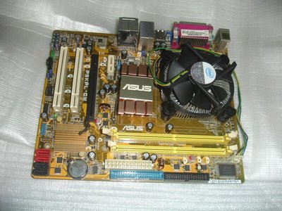 華碩P5KPL-CM主機板 + 四核心 Intel Core 2 Quad Q9400 2.66GCPU含風扇