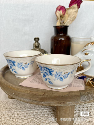 日本Noritake則武咖啡杯單杯，口徑約9cm、高度約6c