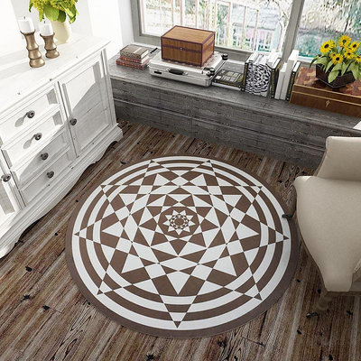 廠家直銷創意歐式圓形地毯 臥室客廳電腦轉椅定制歐式圓形地毯