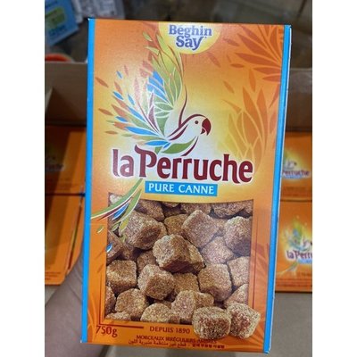 法國La Perruche鸚鵡牌琥珀紅糖-大盒 750g (原裝)