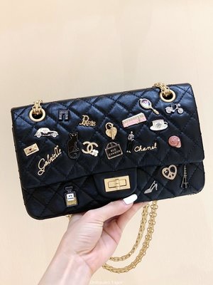 二手CHANEL  reissue 24CM 周年紀念版徽章包