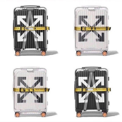 全新正品 OFF-WHITE x RIMOWA 限量 透明 系列 二代 黑/白 行李箱 登機箱 現貨