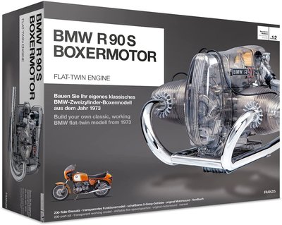 德國 FRANZIS BMW 寶馬 R90s Boxermotor 重型機車水平對置發動機引擎模型