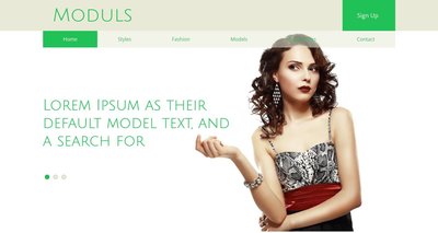 Moduls a Fashion Category  響應式網頁模板、HTML5+CSS3、網頁設計  #03046A