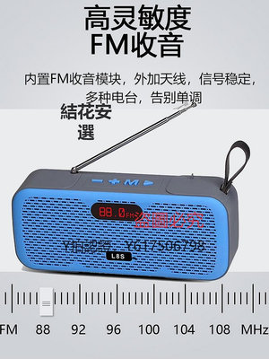 收音機 索尼FM收音機播放器U盤插卡帶天線雙喇叭大音量