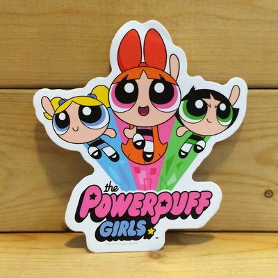 (I LOVE樂多) 日本進口 正版 The Powerpuff Girls 飛天小女警 防水貼紙