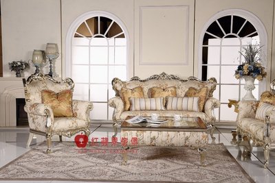 [紅蘋果傢俱] HM-2092 新古典系列 歐式 沙發 法式 絨布沙發 奢華沙發組