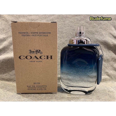 【Catworld女裝館】Coach Blue 時尚藍調男性淡香水tester 100ml