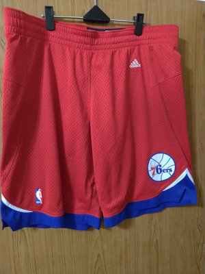 ADIDAS NBA 費城76人隊  籃球短褲 復古版