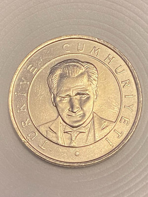 【二手】 土耳其共和國 2005年 25庫魯 土耳其國父穆斯塔法.凱末504 紀念幣 錢幣 收藏【奇摩收藏】