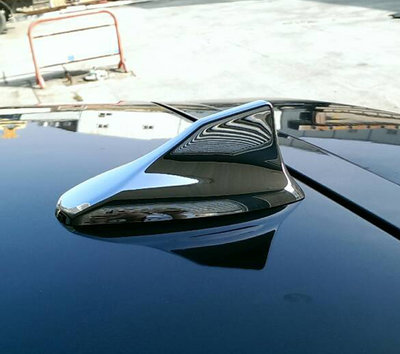🐾捷豹積架Jaguar XE 通用款 鯊魚鰭造型靜電天線殼 電鍍銀 可做無底 可蓋住原廠天線不用拆