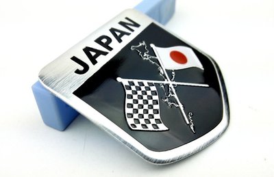 日本 國旗 金屬車標貼 車身貼 貼紙 賽車旗 lexus subaru honda mazda 三菱 toyota