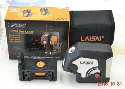 【宏盛測量儀器】萊賽LAISAI LS675 雷射光點儀 三點紅光=PLS3(校正後出貨) ~ 限Y拍寄貨及店取