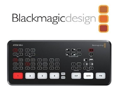 【eYe攝影】現貨 Blackmagic BMD ATEM Mini HDMI 4路 經濟型導播機 LIVE FB 直播