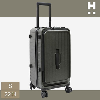 H PLUS 多用途胖胖箱 22吋 軍綠色 HPL2268-S 行李箱 旅行箱 戶外收納箱 OUTDOOR NICE