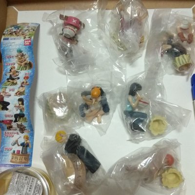 Bandai 海賊王 航海王 吃拉麵 公仔 扭蛋 玩具