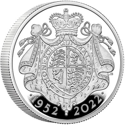 英國女王 白金禧 銀幣 2盎司 限量1000 登基70周年 伊莉莎白二世 紀念幣 收藏紀念品 週年 女王 生日禮物