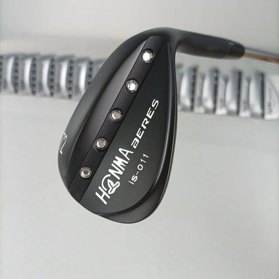HONMA 紅馬新款高爾夫球桿is-011沙桿挖起桿46-72度銀色黑色古銅