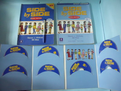 【姜軍府】《SIDE by SIDE 共2書＋7 AUDIO CD合售！》三版！Longman 朗文 英語 英文