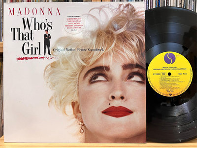 西洋黑膠｜歐版1987年首版，Madonna / Who's That Girl 電影原聲帶｜★英美雙冠軍單曲
