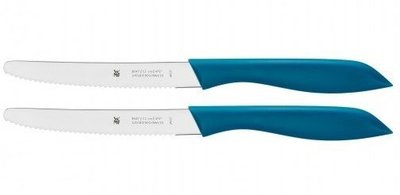 《海可烈斯餐具館》德國WMF麵包刀/鋸齒水果刀(一組2支)(BLUE)