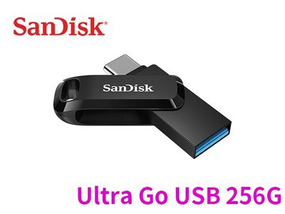 「Sorry」SanDisk Ultra Go 256GB TypeC 雙用 OTG 隨身碟 SDDDC3 黑/湖水綠