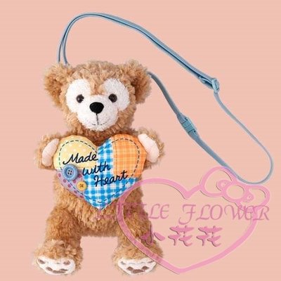 ♥小花花日本精品♥海洋迪士尼樂園限定2019Duffy&Friends情人節系列造型隨身包包-達菲款90217609