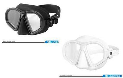 游龍潛水●AROPEC SHALE MASK 低容積雙面鏡 自潛面鏡 雙面鏡 (霧框)