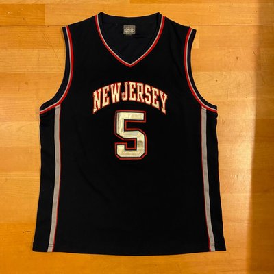 紐澤西籃網隊（New Jersey Nets）#5 Jason kidd 球迷版 運動背心