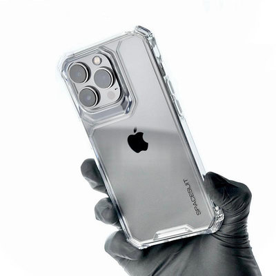 SPACESUIT®【Dewdrop】iPhone 15 極透明防摔手機殼 專利氣囊艙 揚聲器防塵 15 14 13