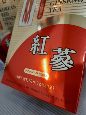 韓國 高麗 紅蔘茶90g x 2盒  到期日2024/08/26***特價