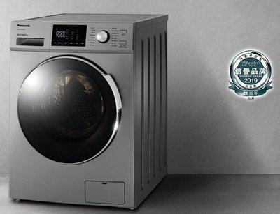 Panasonic 國際牌16公斤 變頻雙科技溫水洗脫烘滾筒洗衣機 NA-V160HDH-S 銀