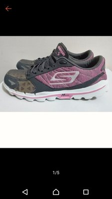 Skechers運動慢跑鞋 跑步系列粉紅絲帶GOrun＃6