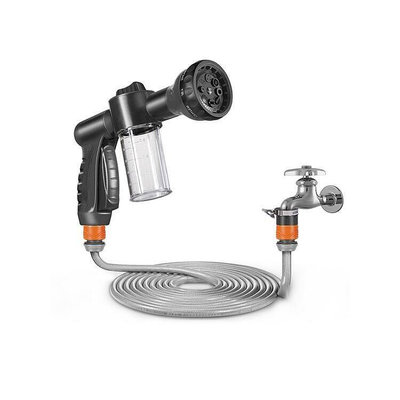 Q奧瑞馳澆花神器自來水增壓水管軟管帶水泡沫噴壺機車洗車工具