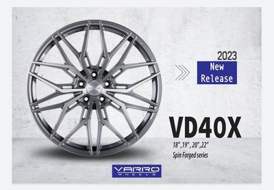 2023最新 VARRO VD40X VD41X VD42X VD45X 輪框 鋁圈 18吋 19吋 20吋