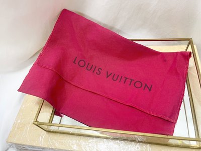 22弄 Louis Vuitton LV 櫻桃麻將包 防塵袋 桃紅防塵袋