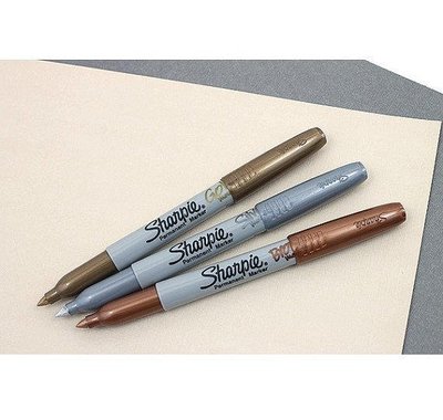 美國Sharpie Fine 金屬防水萬用筆(39100銀 等4色可選購) 麥克筆