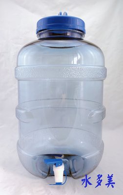 食品級PC水桶、礦泉水桶、儲水桶、飲水桶、提水桶圓形20L含水龍頭