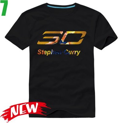 【史蒂芬·柯瑞 Stephen Curry】短袖NBA籃球運動T恤(6種顏色) 任選4件以上每件400元免運費【賣場二】